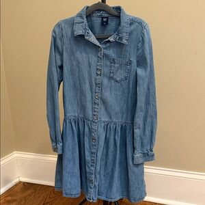 GAP Denim Blue Kids Dress Size L